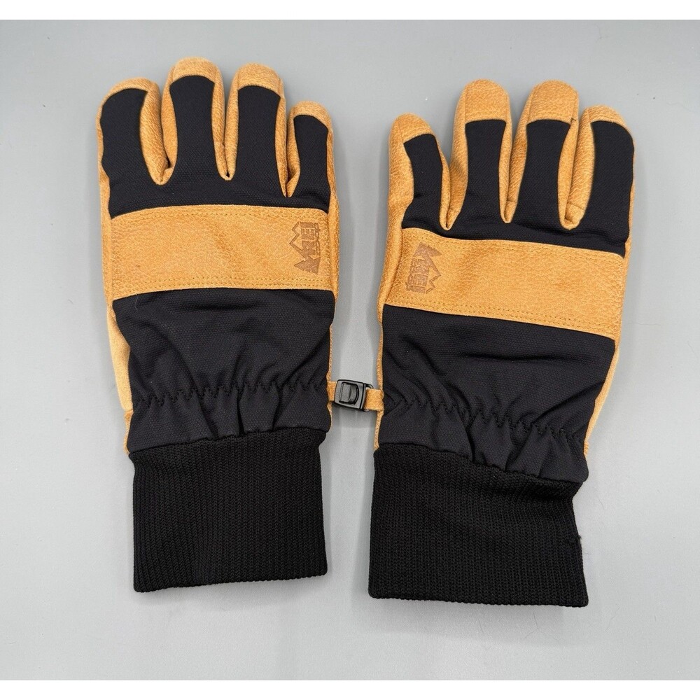 REI Co-op Trailsmith Insulated Gloves - Unisex Sz Medium - Amber Gold/Black NWOT